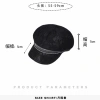 Rhinestone and willow stud fashionable and elegant beret, British versatile cap, cap, octagonal cap, newsboy cap, face-showing small cap for children undefined